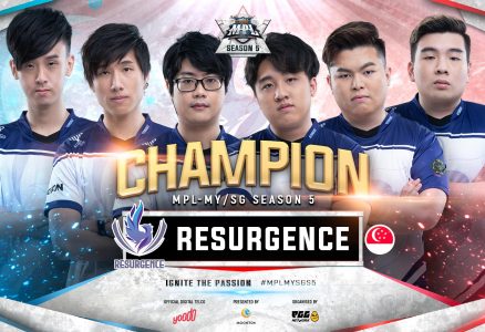 Resurgence adalah juara MPL-MY/SG Season 5!